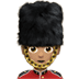 💂🏽 guard: medium skin tone display on Apple